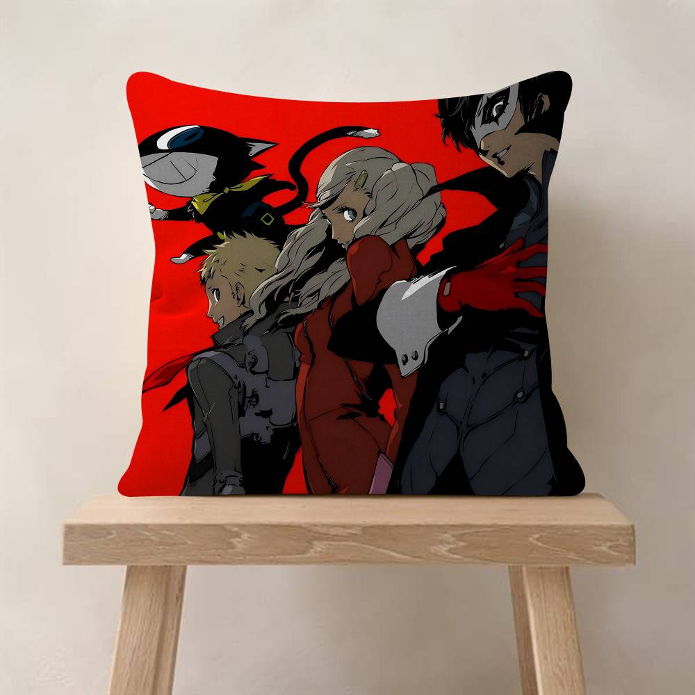 Game PPersonas 5 Personalized Pillow Dust Cover Bedroom Kids Party Decoration Pillowcase Birthday Children Gift