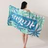 Ultra Fine Fiber Double-sided Velvet Beach Towel with Quick Drying, Absorbent Printing, Swimming Bath Towel, Beach Sunscreen