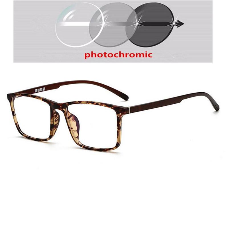 0 -0.5 -0.75 -1.0 To -6.0 Minus Degree  Square Prescription Eyeglasses Women Men Ultralight Business Computer Optical Glasse