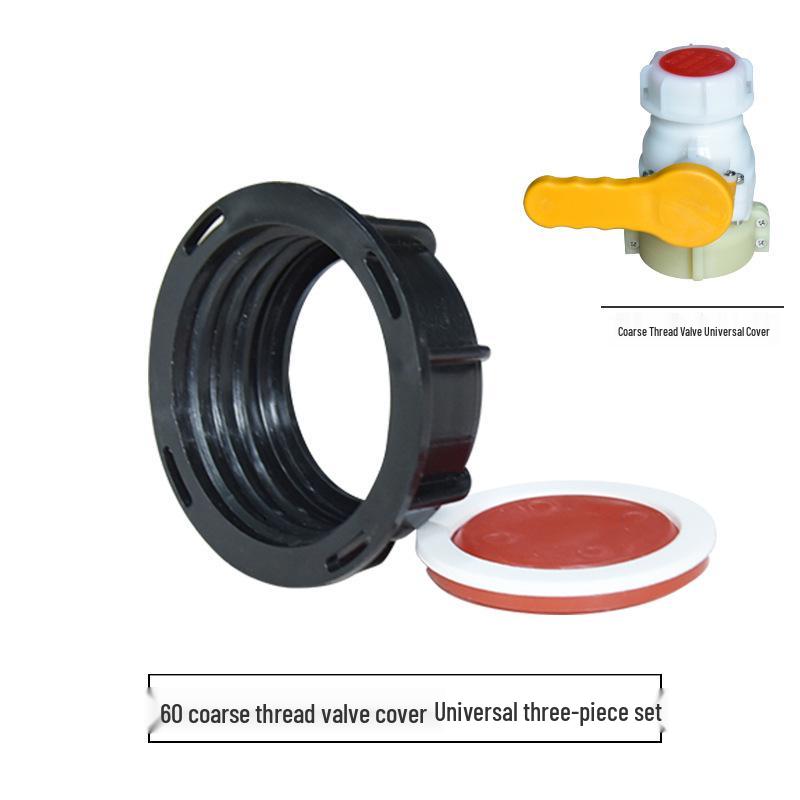 2"/3" IBC Tote Valve Cover: Butterfly, Ball, Coarse/Fine Thread, 62MM Sealing Cover