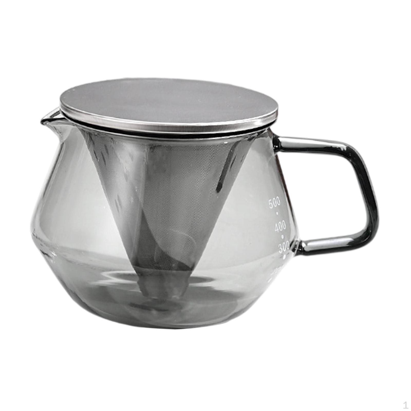 

Чайник для кофе с ручкой для домашнего и офисного использования 500ml