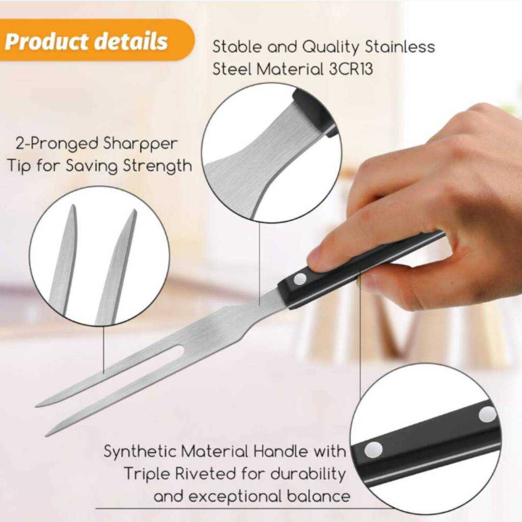 Stainless Steel Bbq Skewers With Wooden Handles For Outdoor Grilling And Meat Piercing