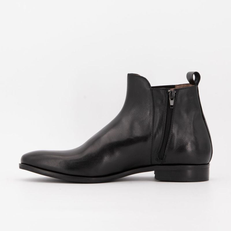Boots classiques zippées cuir Homme PIERRE CARDIN