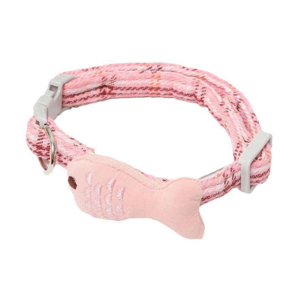 Decorative Cat Neck Strap Cartoon Cat Fish Necklace Pet Accessories Cat Fish Collar  Photograph
