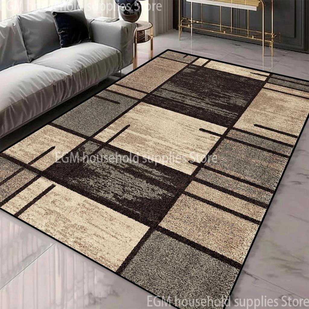 Dywaniki w geometryczne wzory w stylu nordyckim do salonu 200x300 cm Duże dywany do pokoju Można prać w pralce Antypoślizgowy Europejski dywanik tatami