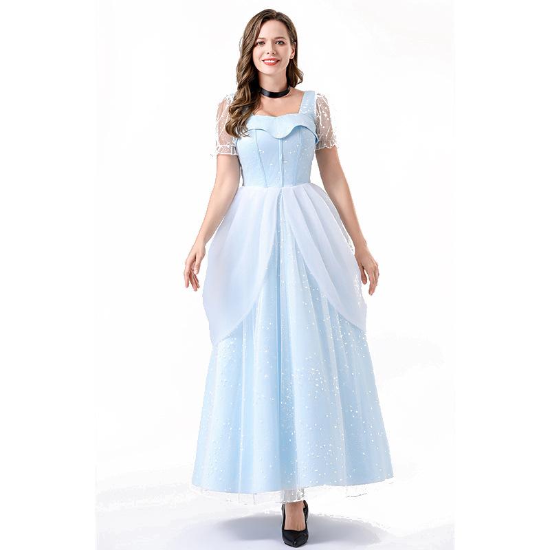Cosplay Halloween June 1 Cinderella Princess Dress Cinderella Cosplay Sandy Adult Performance Dress Dress
