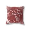 Red Christmas Decoration Pillowcase Bedroom Living Room Sofa Car Decoration Pillowcase Home Decor Printed Cushion Cover