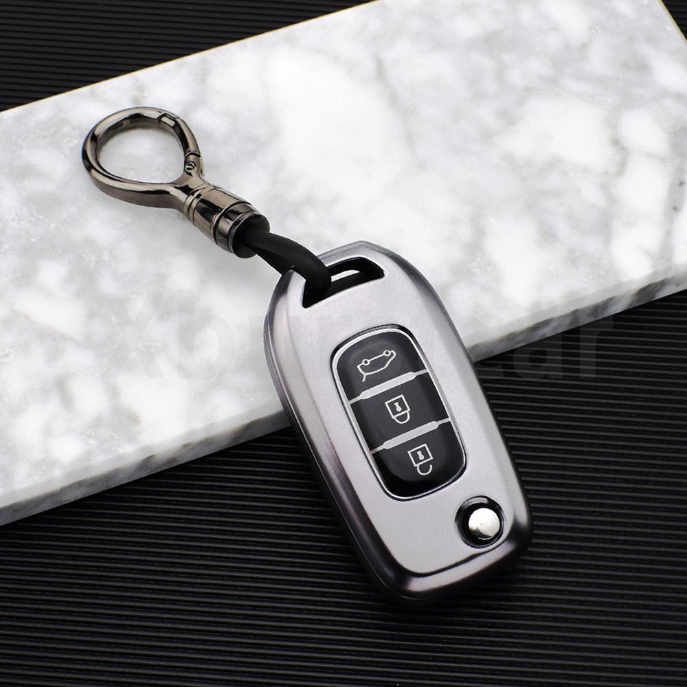 Tpu Remote Flip Key Case Fob Shell Cover Holder For Renault Kadjar Captur Symbol Koleos Megane 2/3 Buttons