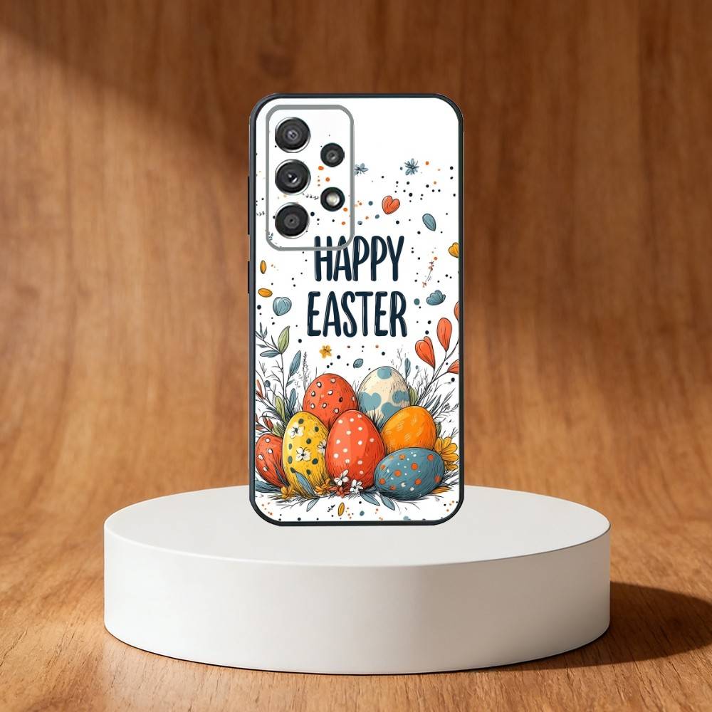

Happy Easter To You Phone Case For Samsung S25,S24,S21,S22,S23,S30,Ultra,S20,Plus,Fe,Note,10,9,5G Black Cover Samsung S23ULTRA5G