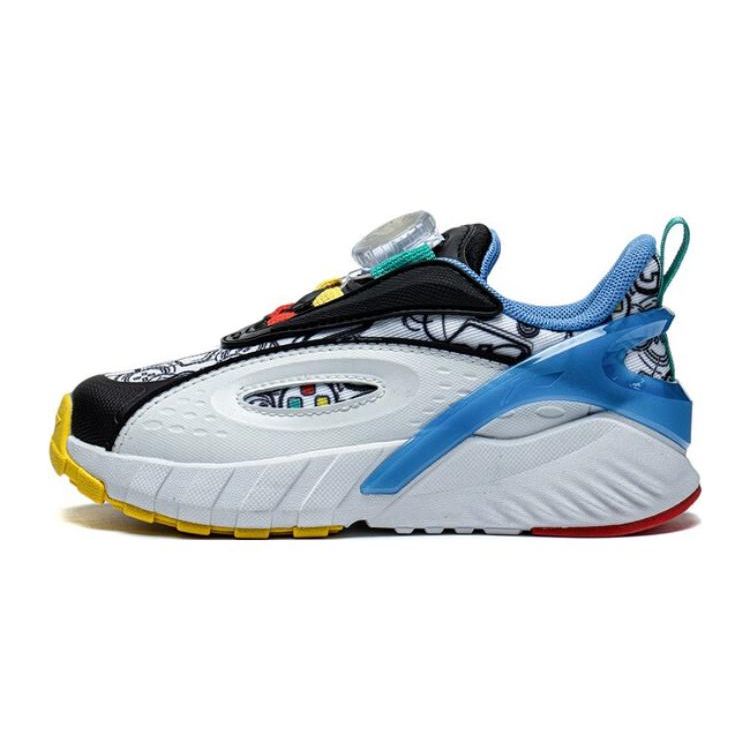 Li Ning Comfortable Casual Non-Slip Durable Low-Top Kids Casual Shoes Kids Casual Shoes White Black YKNT002-1