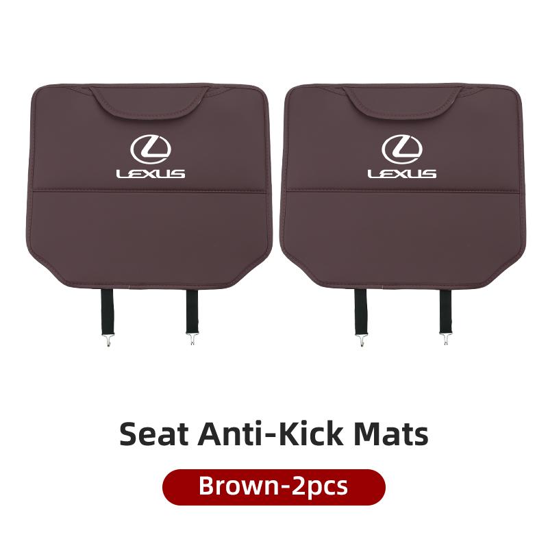 2026 Hot Interior Stickers Car Seat Anti-Kick Pad Seatback Storage Protector Cover Accessories For Lexus CT ES GS NX IS250 CT200