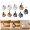 Droplet Wall Hanging Basket Boho Wall Decor Hanging Flower Pot Woven Wall