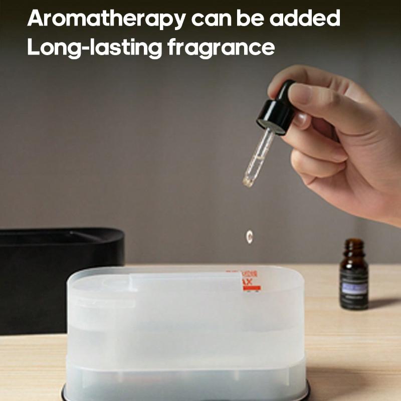 7 Color Flame Aroma Diffuser Humidifier Creative Desktop Night Light Ultrasonic Fragrance Mist Maker Home Office Aromatherapy