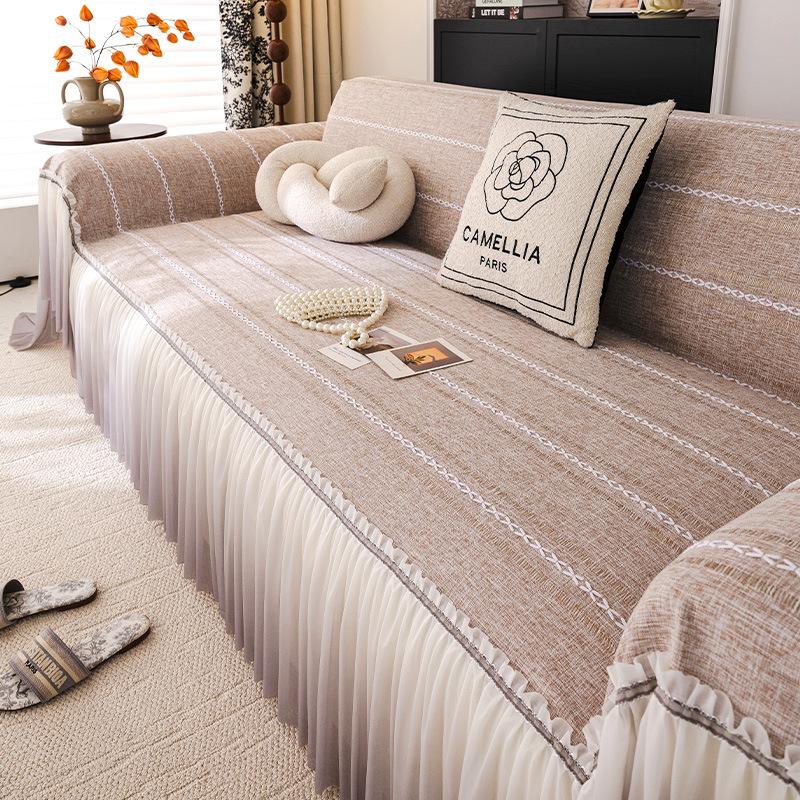 2025 New Four-season Anti-cotton and Linen Sofa Cover, High-end Non-slip Leather Sofa Seat Cushion, Anti-cat Scratch Sofa Cover