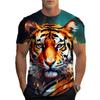 3D Digital Printed Summer Short Sleeved Men's Sports and Leisure T-shirt 13