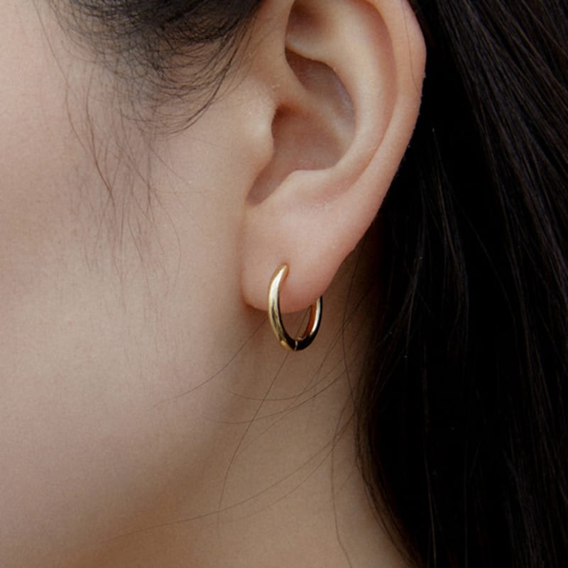 Byweekend Basic Ring Gold Earring(3size)