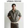 UR Men's Oversized Plaid Cotton Jacket
