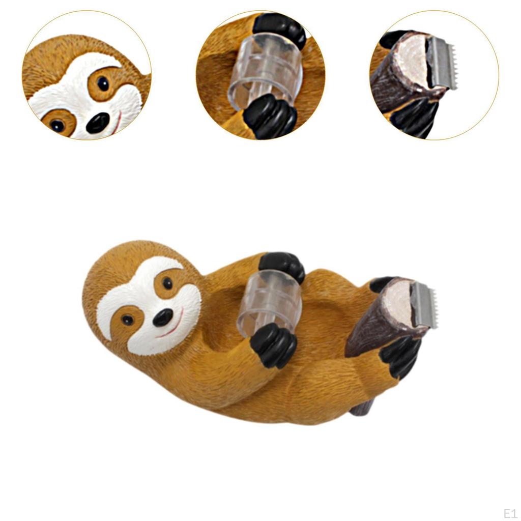 Sloth Shaped Tape Cutter Cute Portable Centerpiece for Salon Home Office