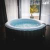 Inflatable Hot Tub SUNSPA - AS04 - 185 X 65 Cm - 4 Places - Round (Comes with Filter, Padlock, Groundsheet and Blanket)
