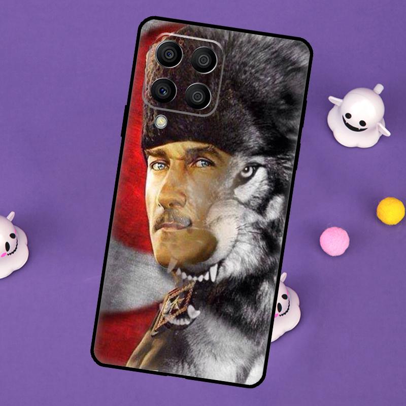 Turkey Wolf Mustafa Kemal Atatürk Cover For Samsung Galaxy M20 M30s M33 M13 M23 M53 M15 M55 M31 M51 M14 M34 M54 M32 M52 Case