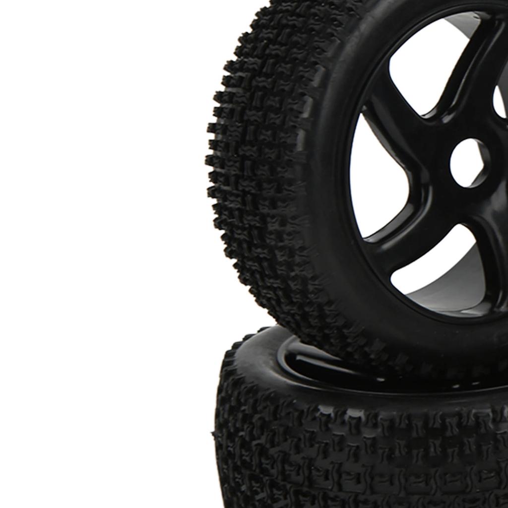 4pcs RC Car Rubber Tires Wheel Set for 1Celsius8 1Celsius10 Remote Control Car Upgrade Parts