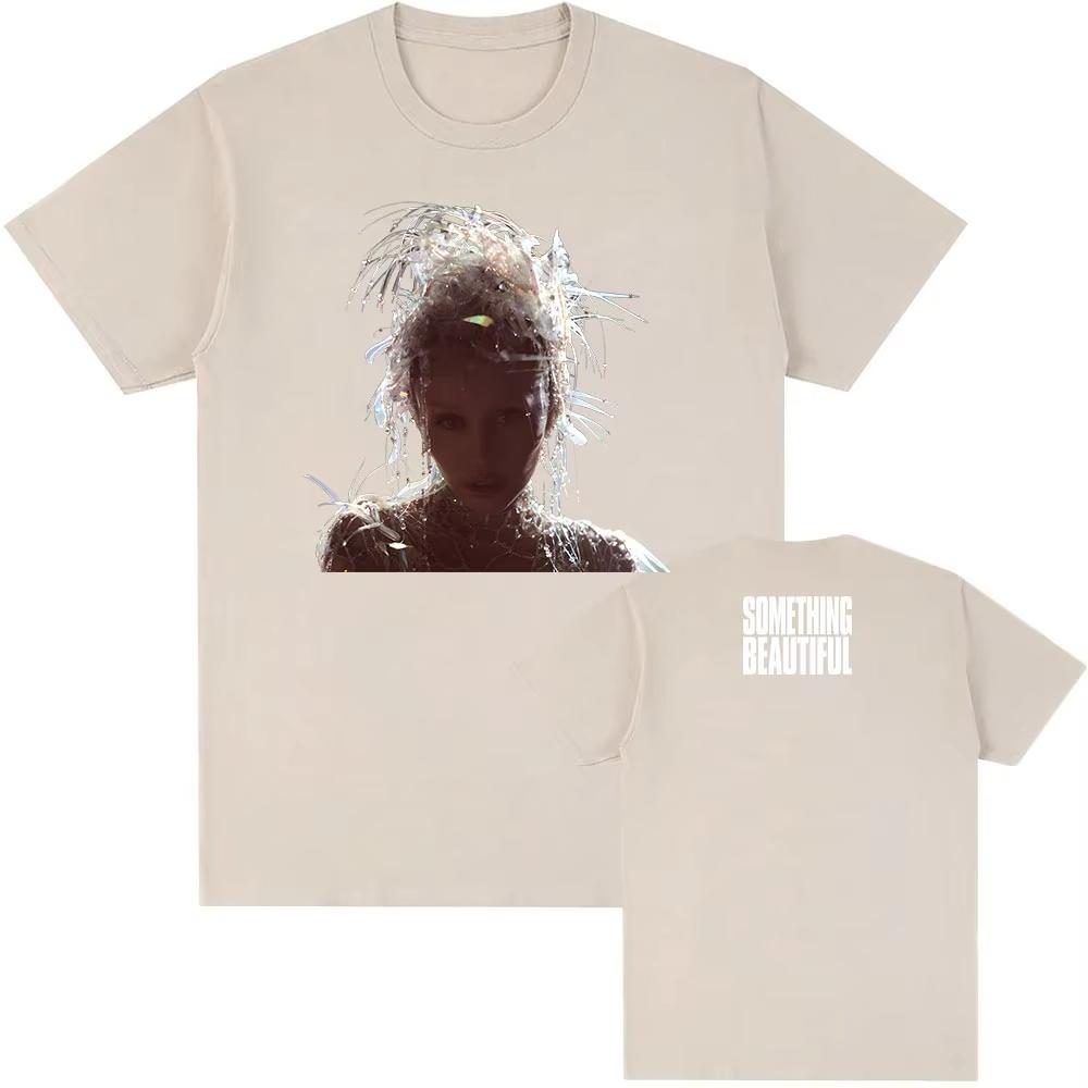 2025 Something Beautiful Album 2025 New Tshirts Miley Cyrus Singer Graphic Tshirt Cotton Round Neck Women Unisex T Shirt Streetwea