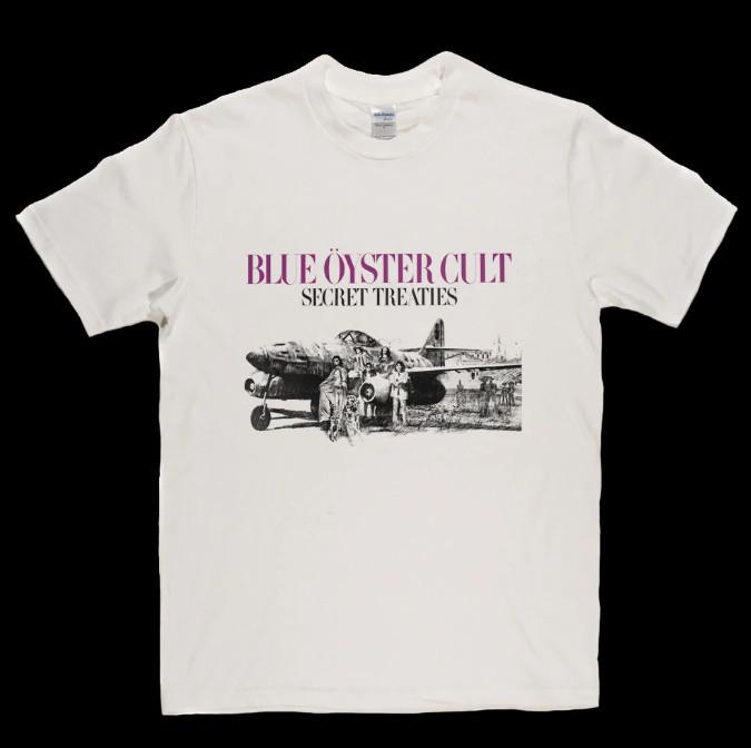 Blue Oyster Cult Secret Treaties Album Shirt White Unisex S-5XL L