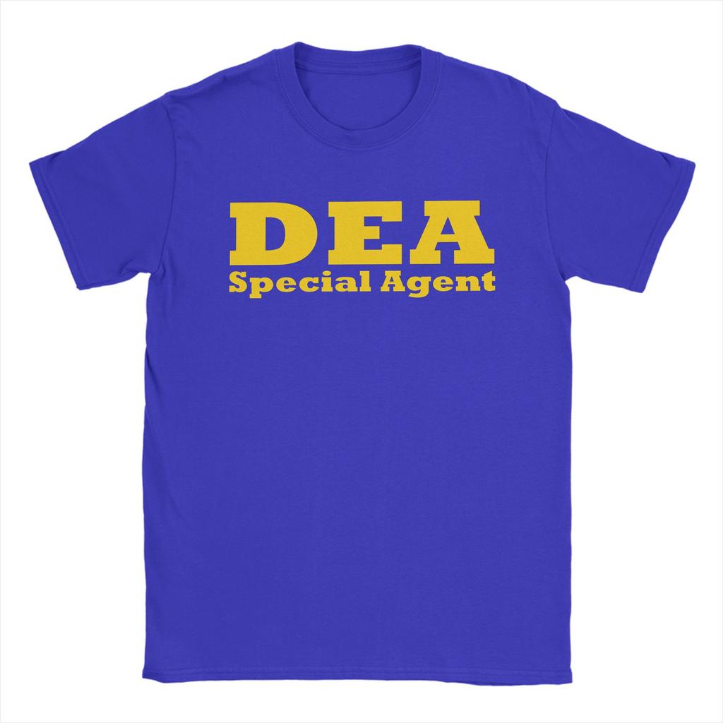 Agente Especial de la DEA Camiseta Playa Camisetas de Moda Hombre Algodón Cuello Redondo 4XL 5XL 6XL Camisetas Manga Corta Y2K Camiseta Retro