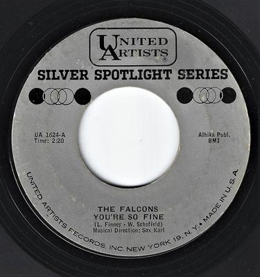 7inch Record FALCONS - You're So Fine UA1624 United Artists US Rock Used