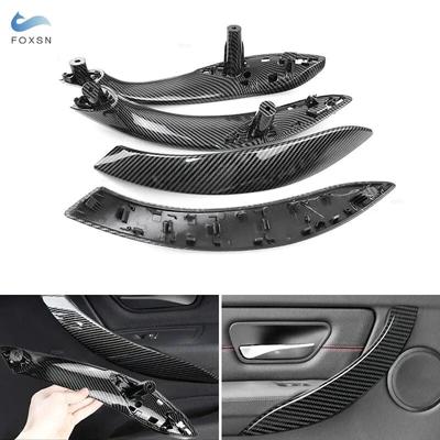 Für BMW 3 4 Serie F30 F31 F32 F34 F36 F80 F82 F83 Auto Innen Tür Griff Pull Abdeckung ABS Carbon Textur Trim Zubehör