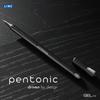 Pentonic 0.6 mm Black Gel Pen Pack of 1 X 10pcs | Smooth Writing for Office, School & Home Use