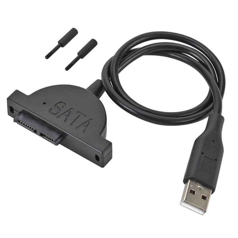 Sata To Usb Adapter Converter Cable 13p For Laptop Odd Cd Dvd Optical Drive