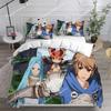 Fashion 3D Game Granblue Fantasy Bedding Sets Comforter Quilt Bed Cover Duvet Cover Pillow Case Sets Kids Adult Size