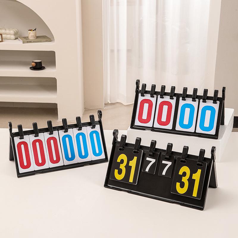 Waterproof Multifunctional Scoreboard with Card Holder for Basketball & Table Tennis