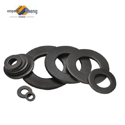 304 Stainless Steel Black Zinc Flat Washer Round Spacer (M2-M10)