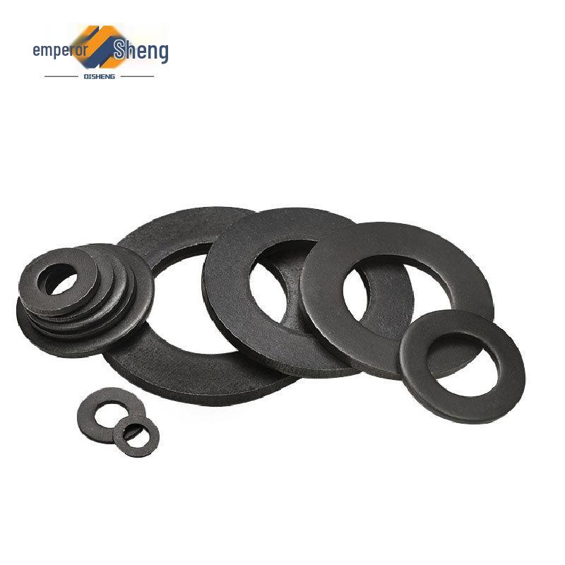 304 Stainless Steel Black Zinc Flat Washer Round Spacer (M2-M10)