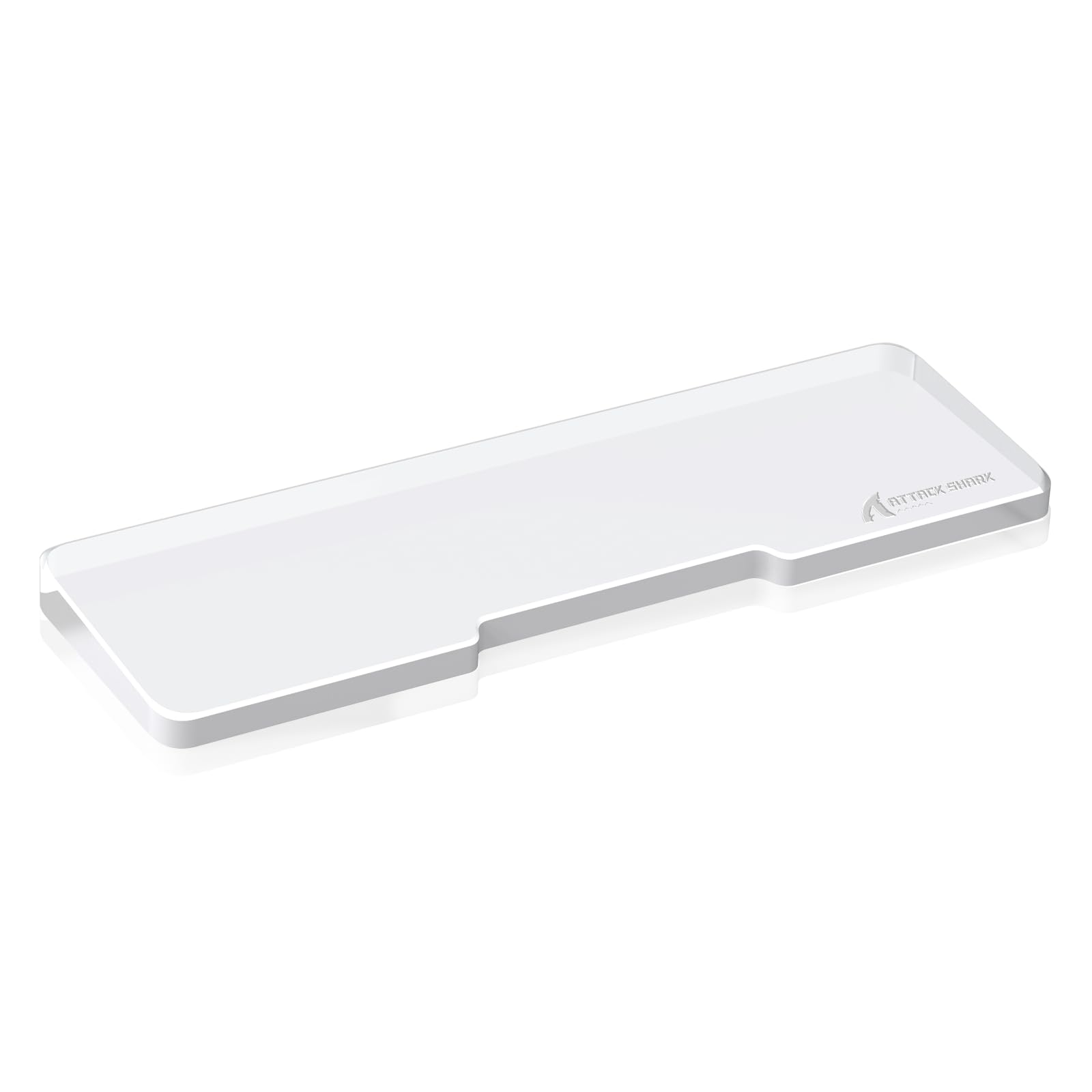 

MAMBASNAKE x ATTACK SHARK Акриловая подставка для запястья с 61 прозрачной подставкой для запястья, подставка для клавиатуры, подставка для ладони, акриловая защита запястья, матовый дизайн, эргономичная