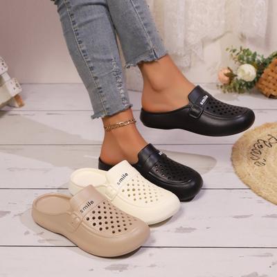 Modische Sandalen für Damen Atmungsaktive Strandschuhe Modische Gartenclogs Aquaschuhe Trekking Waten Größe
