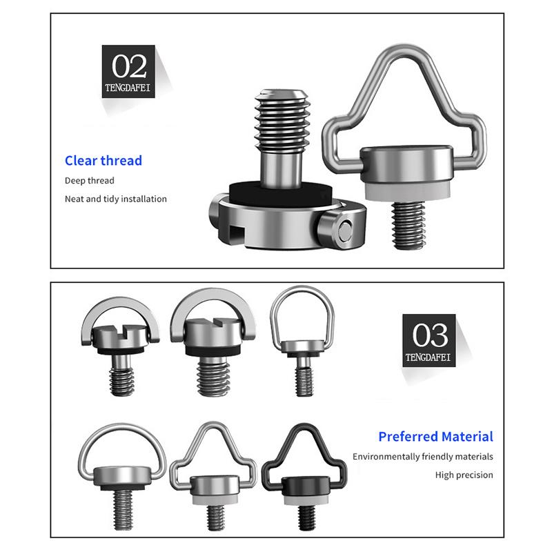 M4 Hand-Tightened Drone Quick Release Remote Control Screw Shoulder Strap Lanyard Screw Drone Accessories Suitable For Dji