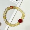 8mm Round Beads Chalcedony Bracelet for Women Natural Stone Beaded Bracelets Handmade Stretch Bangle DIY Jewelry Gifts