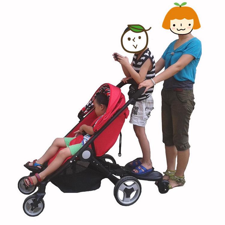 Universal Baby and Pet Stroller with Children s Pedal Attachment