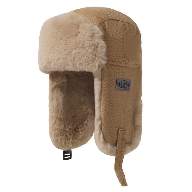 Lei Feng Winter Plush Ear-Protecting Ski Hat One Size