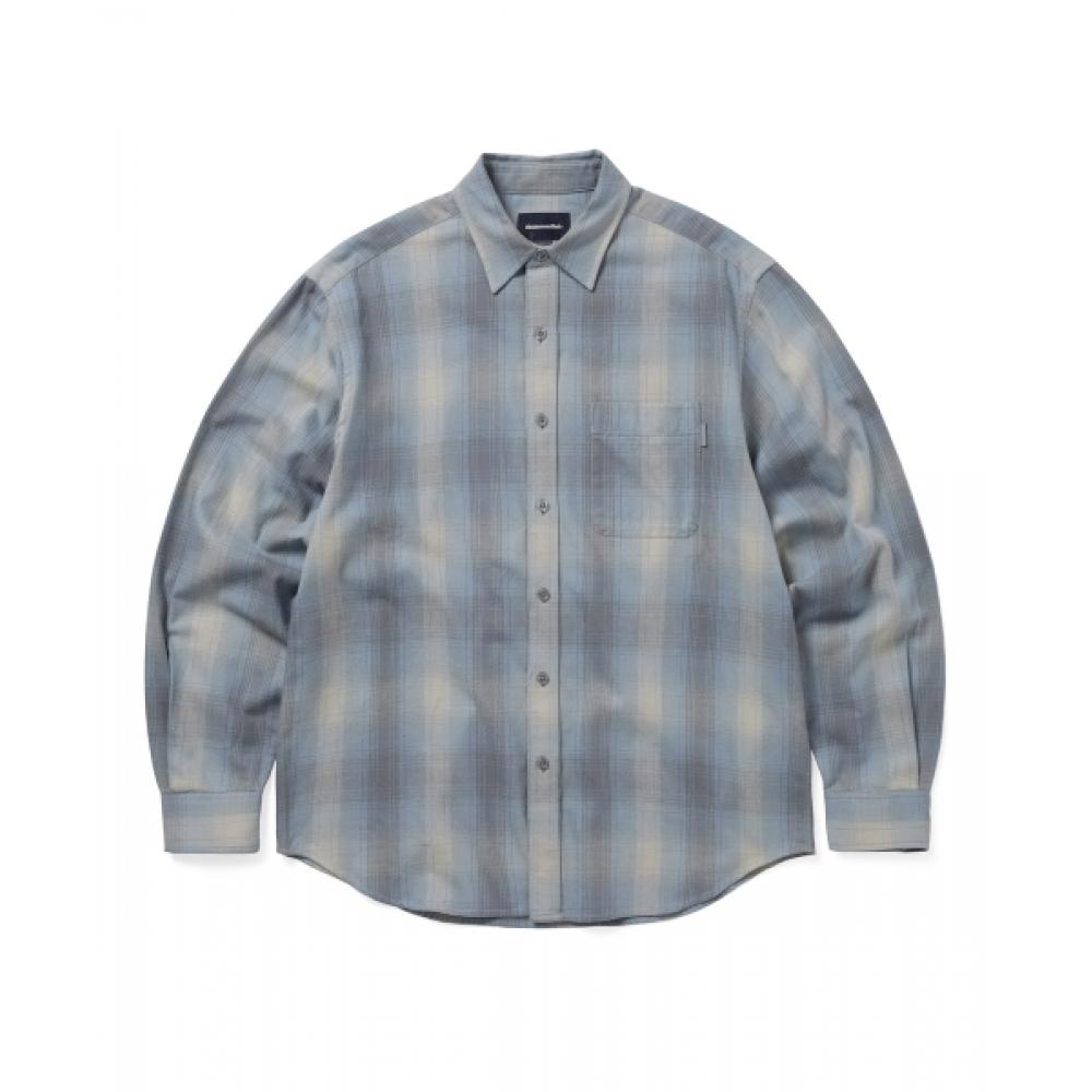 Thisisneverthat Nep Shadow Check Shirt Blue S