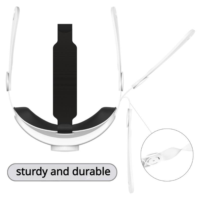 Nueva correa para la cabeza para Meta Oculus Quest 3 Correa Halo Correa ajustable cómoda para la cabeza Quest 3 para accesorios Oculus Quest Gorros Comodidad ergonómica