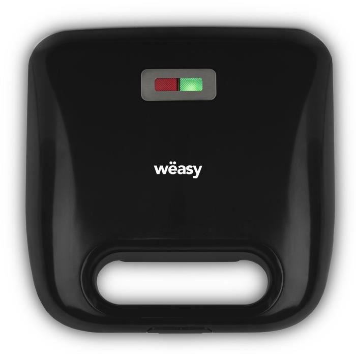 Piastra per sandwich WEASY 4 in 1 - JOY600 - 4 piastre intercambiabili - Rivestimento antiaderente - 750W