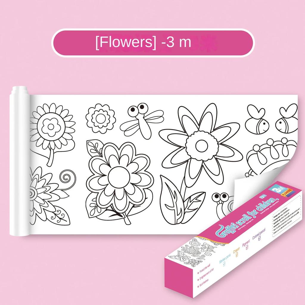 Youngsters High-Quality Coloring High-Quality Paper High-Quality Roll High-Quality Sticky Self-assembly High-Quality Drawing High-Quality Graffiti