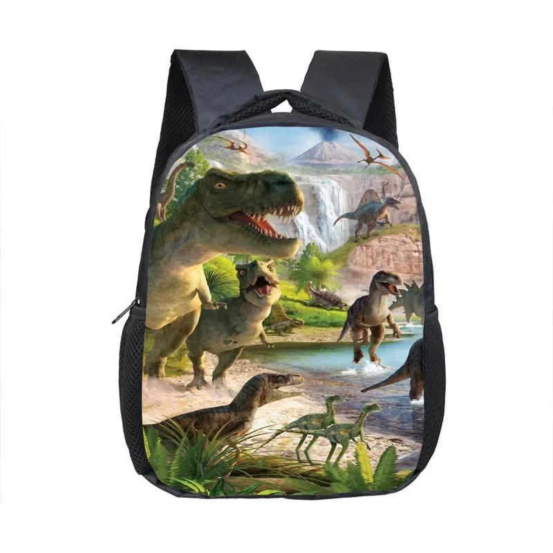 16 Inch Animals Dinosaur Backpacks Dinos Children School Bags Baby Toddler Bag Boys Backpack for Kids Kindergarten Bags Gift