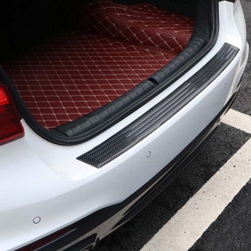 Universal Rear Bumper Guard Car Trunk Door Sill Plate Protector Pvc Rubber Protector Strip For Bumper Reinforcement Decoration