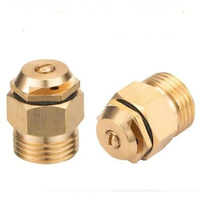 2pcs Durable Refraction Sprinkler Nozzle 180° Angle 1/2" Male Thread Adjustable Micro Sprinkler Copper