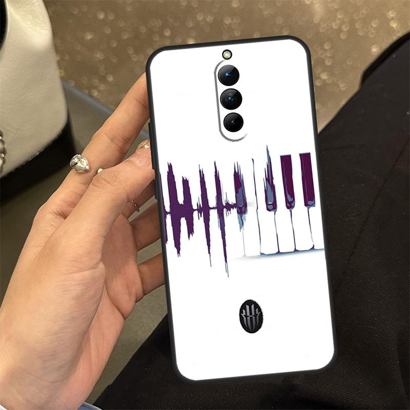 Minimalist Music Lover Case For ZTE Nubia RedMagic 6 7 6S 7S Pro 5G 6R RedMagic 10 Air 9 8 8S 9S 10S Pro Plus Cover
